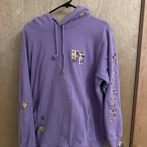 Teddy Fresh Floral Embroidered Hoodie - XL